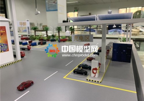 充氣站模型，充電站模型，能源站模型