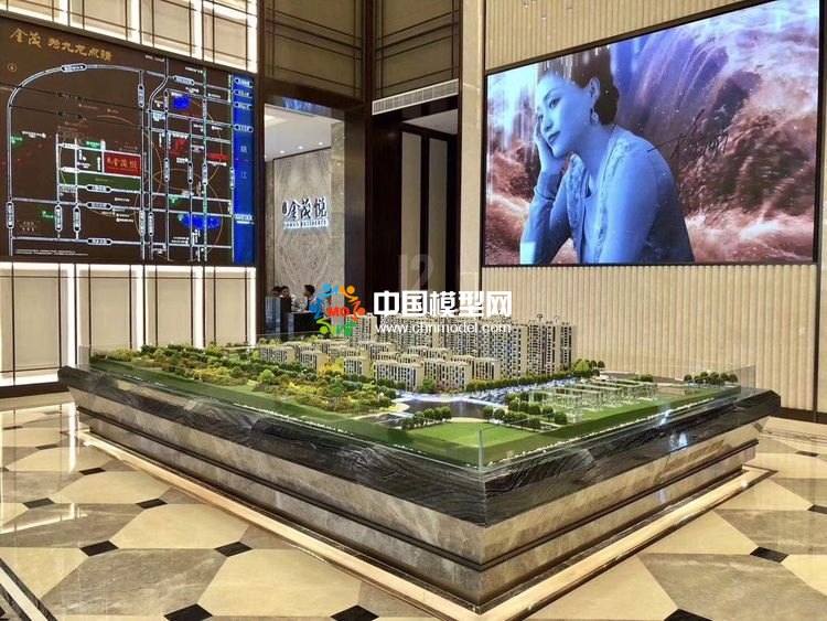 高檔樓盤模型底座，售樓部沙盤展臺(tái)（收藏）