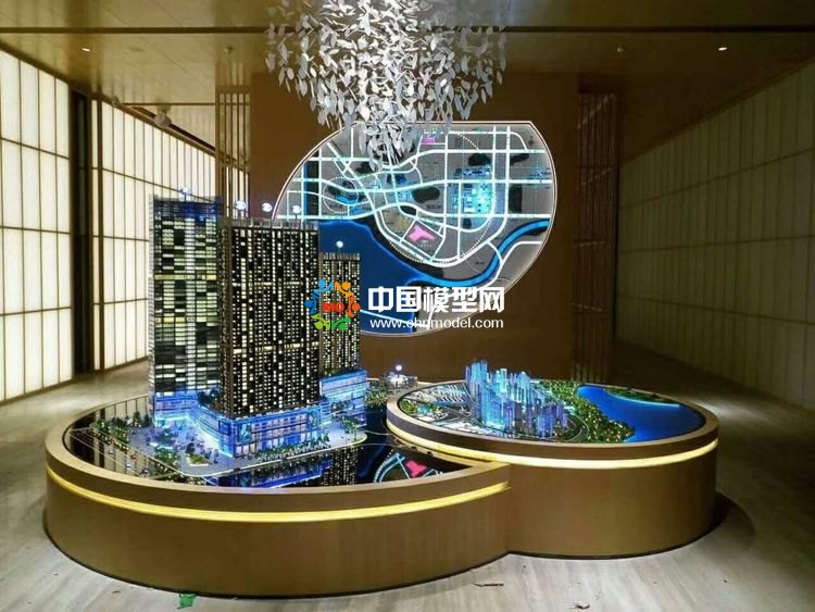 高檔樓盤模型底座，售樓部沙盤展臺(tái)（收藏）