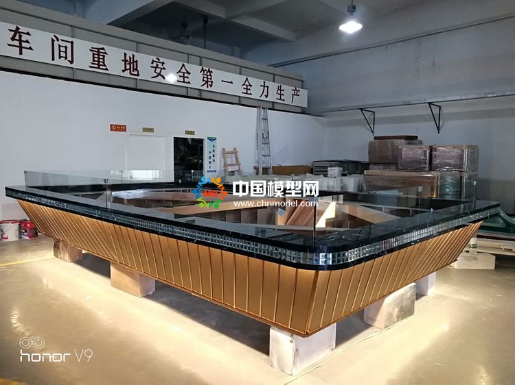 高檔樓盤模型底座，售樓部沙盤展臺(tái)（收藏）