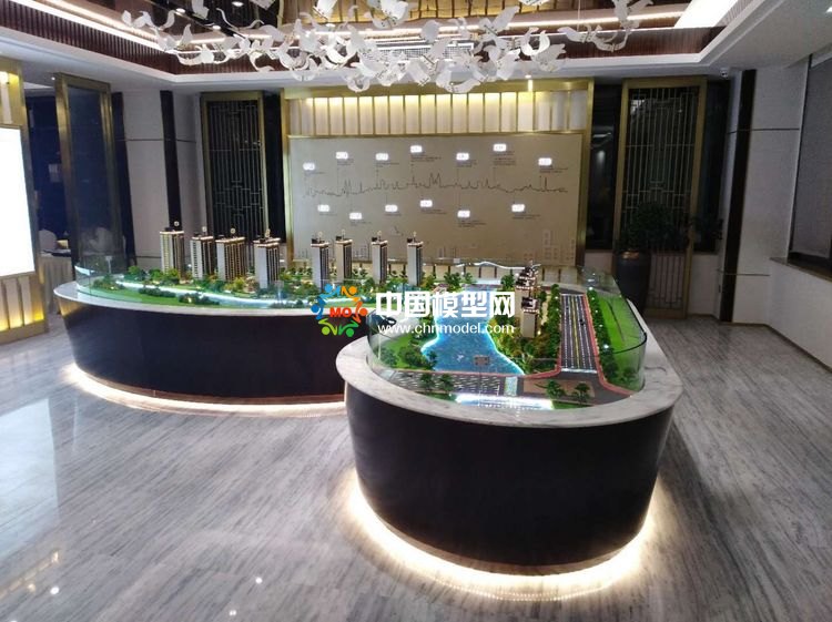 高檔樓盤模型底座，售樓部沙盤展臺(tái)（收藏）