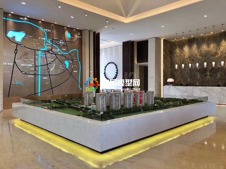 高檔樓盤模型底座，售樓部沙盤展臺(tái)（收藏）