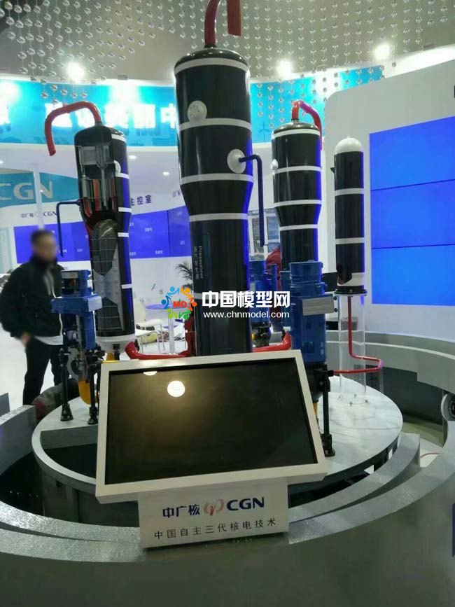 中國自主三代核電技術(shù)模型，突破核電裝備的自主化