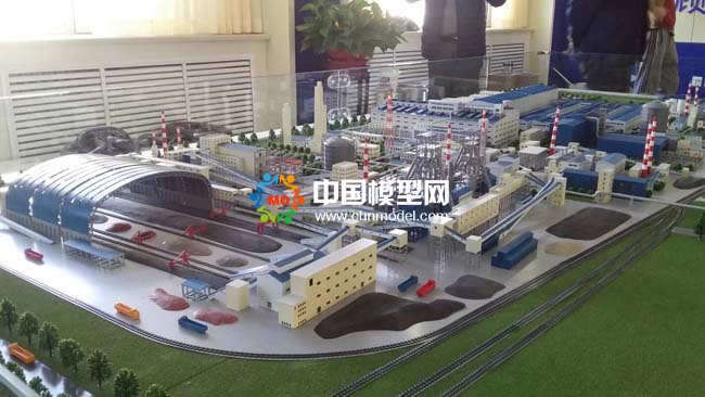 巨能特鋼廠區(qū)沙盤模型，新工藝新技術(shù)新材料新裝備實(shí)驗(yàn)基地