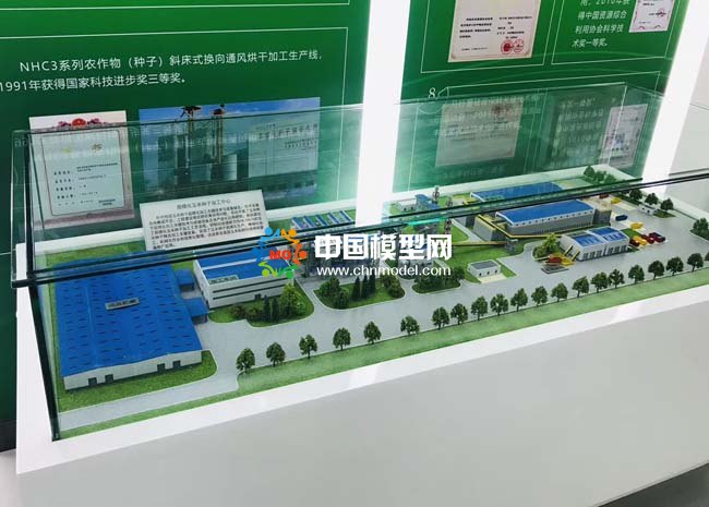 規(guī)?；衩追N子加工中心沙盤模型