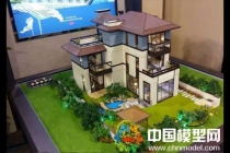 別墅模型主要突出環(huán)境觀，建筑按部就班即可