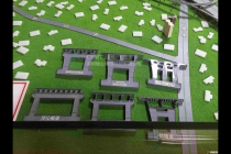 高速公路沙盤，橋梁隧道沙盤模型