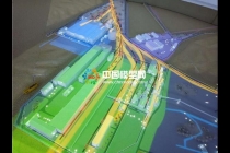 鋼鐵廠沙盤模型，投影電子沙盤