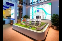 售樓部正常使用三類沙盤(pán)模型，建筑區(qū)域和戶型