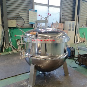 豬蹄牛蹄肘子粽子快速蒸煮入味高壓鍋設備大中小型高溫高壓蒸煮鍋有現貨